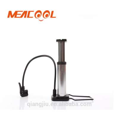 Multi-function mini foldable bicycle foot stand pump