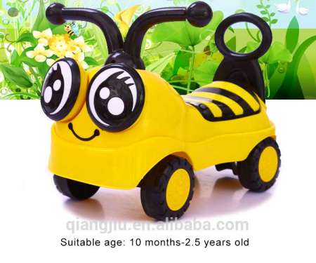 lovely kids Car Type Plastic Style Ride On Children Electric Pushing Car for baby