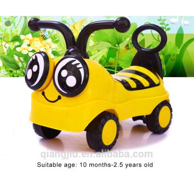 lovely kids Car Type Plastic Style Ride On Children Electric Pushing Car for baby